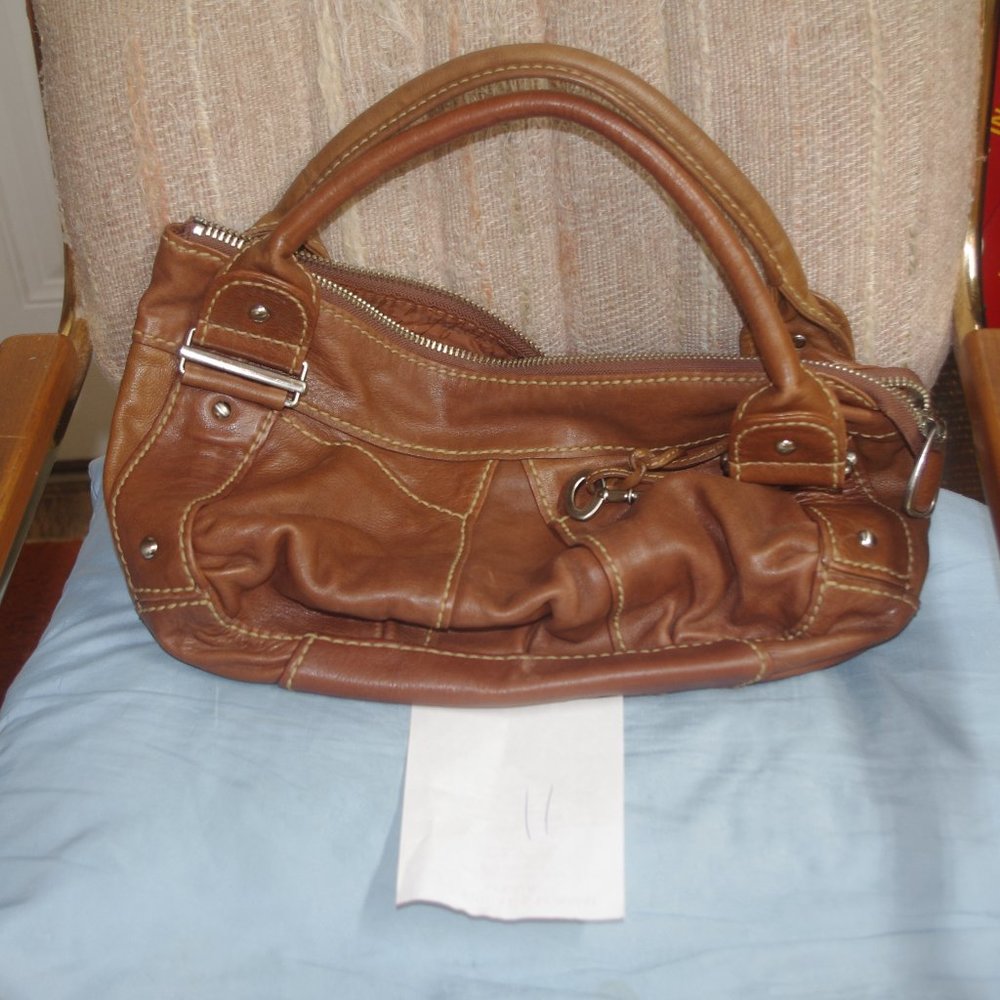 NICE FIFTY-FOUR FOSSIL HAND BAG SOFT LEATHER- TAN